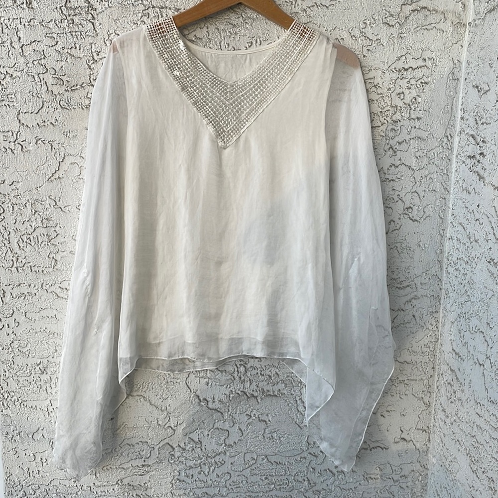 Túnica top white